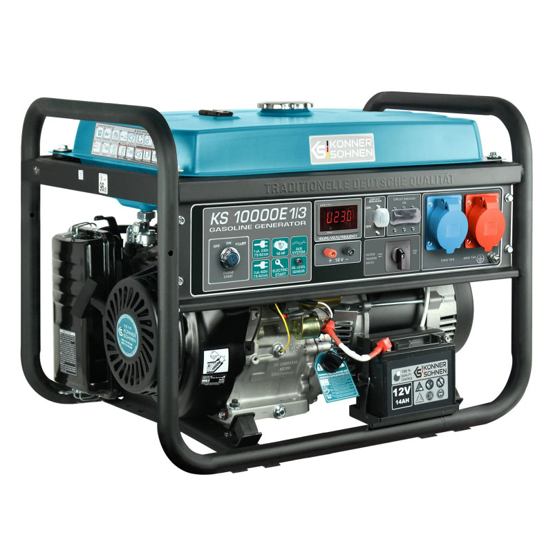 Benzin Stromerzeuger Könner & Söhnen KS 10000E 1/3