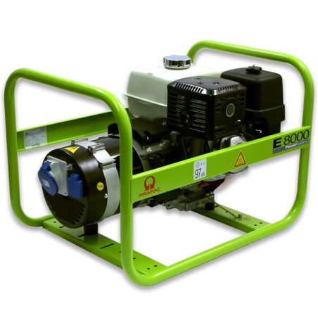 Benzin Stromerzeuger Pramac E 8000, 400 V 5.6 kW