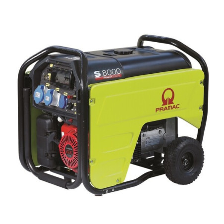 Benzin Stromerzeuger Pramac S 8000, 400 V, AVR, Elektrostart 5.4 kW