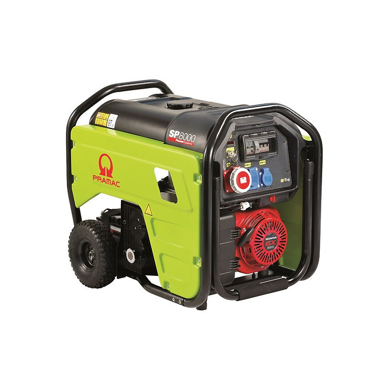 Benzin Stromerzeuger Pramac SP 8000, 400 V, AVR