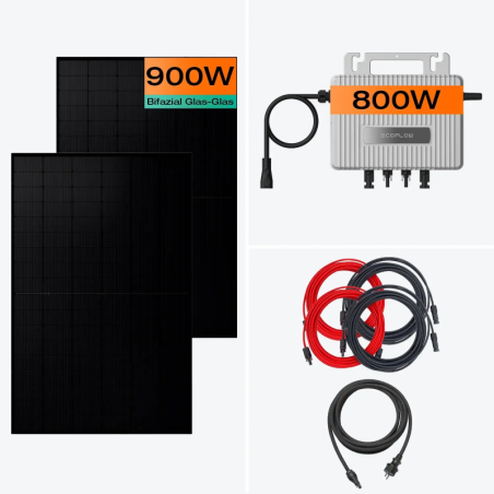 Balkonkraftwerk EcoFlow STREAM 800 W (900 Wp)