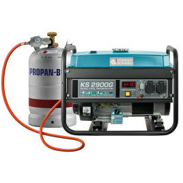 LPG Benzin Stromerzeuger Könner & Söhnen KS 2900G 2.5 kW