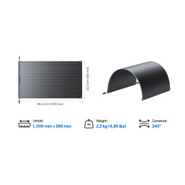Pannello solare Bluetti PV100 da 100 W