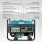 LPG Benzin Stromerzeuger Könner & Söhnen KS 3000G
