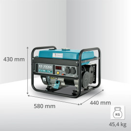 LPG Benzin Stromerzeuger Könner & Söhnen KS 3000G 2.6 kW