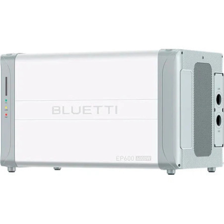 Střídač Bluetti EP600 o výkonu 6 kW pro třífázový systém akumulace energie.