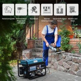 LPG Benzin Stromerzeuger Könner & Söhnen KS 3000G 2.6 kW