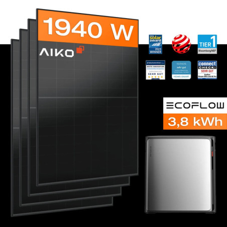 Balkonová elektrárna EcoFlow 1940 Wp STREAM Ultra X 3,84 kWh