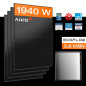 Impianto fotovoltaico da balcone EcoFlow da 1940 Wp con accumulatore STREAM Ultra X da 3,8 kWh (4 pannelli solari)