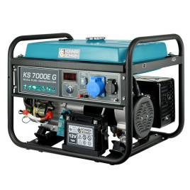 LPG Benzin Stromerzeuger Könner & Söhnen KS 7000E G 5 kW