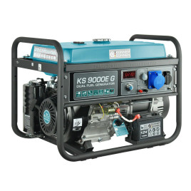 LPG Benzin Stromerzeuger Könner & Söhnen KS 9000E G 6 kW