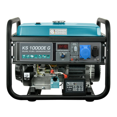 LPG Benzin Stromerzeuger Könner & Söhnen KS 10000E G
