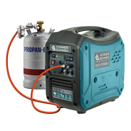 LPG Inverter Benzin Stromerzeuger Könner & Söhnen KS 2000iG S 1.8 kW