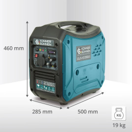 LPG Inverter Benzin Stromerzeuger Könner & Söhnen KS 2000iG S 1.8 kW