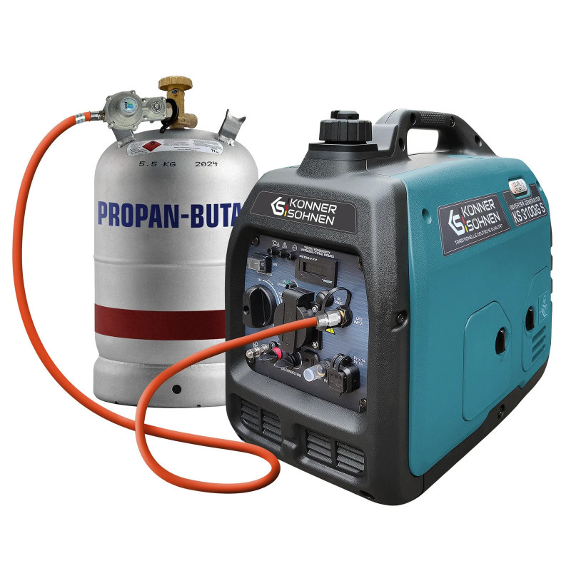 LPG Inverter Benzin Stromerzeuger Könner & Söhnen KS 3100iG S LPG Inverter Benzin Stromerzeuger Könner & Söhnen KS 3100iG S