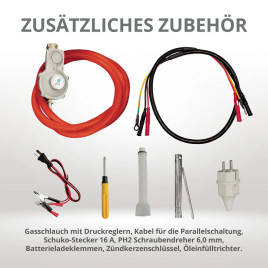 LPG Inverter Benzin Stromerzeuger Könner & Söhnen KS 3100iG S 2.8 kW