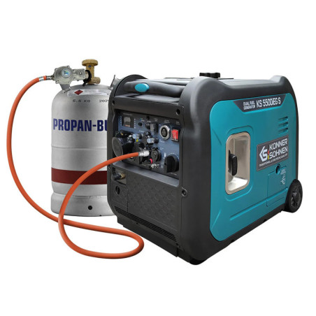 LPG Inverter Benzin Stromerzeuger Könner & Söhnen KS 5500iEG S 5 kW