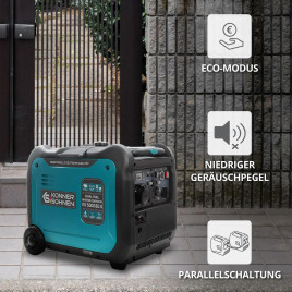 LPG Inverter Benzin Stromerzeuger Könner & Söhnen KS 5500iEG S 5 kW