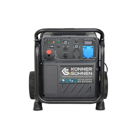 LPG Inverter Benzin Stromerzeuger Könner & Söhnen KS 8100iEG