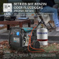 LPG Inverter Benzin Stromerzeuger Könner & Söhnen KS 8100iEG
