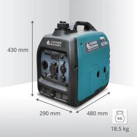 Inverter Benzin Stromerzeuger Könner & Söhnen KS 2100i S 1.8 kW