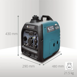 Inverter Benzin Stromerzeuger Könner & Söhnen KS 3100i S 2.8 kW