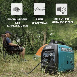Inverter Benzin Stromerzeuger Könner & Söhnen KS 3100i S 2.8 kW