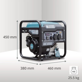 Inverter Benzin Stromerzeuger Könner & Söhnen KS 3300i 3 kW