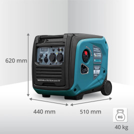 Inverter Benzin Stromerzeuger Könner & Söhnen KS 4000iE S 3.5 kW