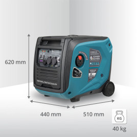 Inverter Benzin Stromerzeuger Könner & Söhnen KS 4000iE S ATS 3.5 kW