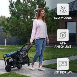 Inverter Benzin Stromerzeuger Könner & Söhnen KS 4100iE 3.6 kW
