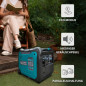 Inverter Benzin Stromerzeuger Könner & Söhnen KS 5500iES ATSR