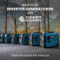 Inverter Benzin Stromerzeuger Könner & Söhnen KS 5500iES ATSR