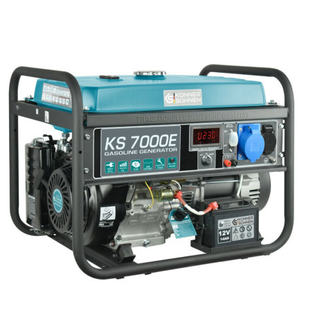 Benzin Stromerzeuger Könner & Söhnen KS 7000E 5 kW