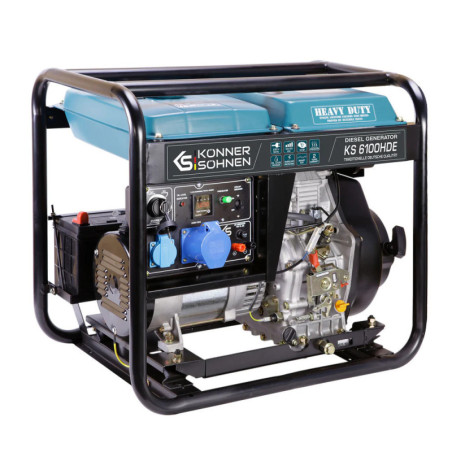 Diesel Stromerzeuger Könner & Söhnen KS 6100HDE (EURO V) 5 kW