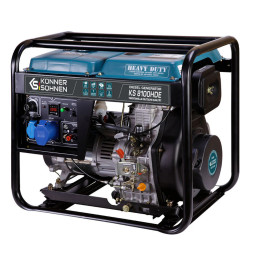 Diesel Stromerzeuger Könner & Söhnen KS 8100HDE (EURO V) 6 kW