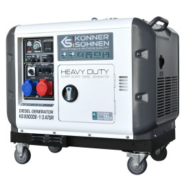 Diesel Stromerzeuger Könner & Söhnen KS 9300DE-1/3 ATSR (EURO V) 7 (400 V), 6 (230 V) kW
