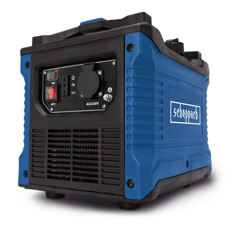 Inverter Benzin Stromerzeuger Scheppach SG1600i - 1000W Leistung | 1x 230V Steckdose